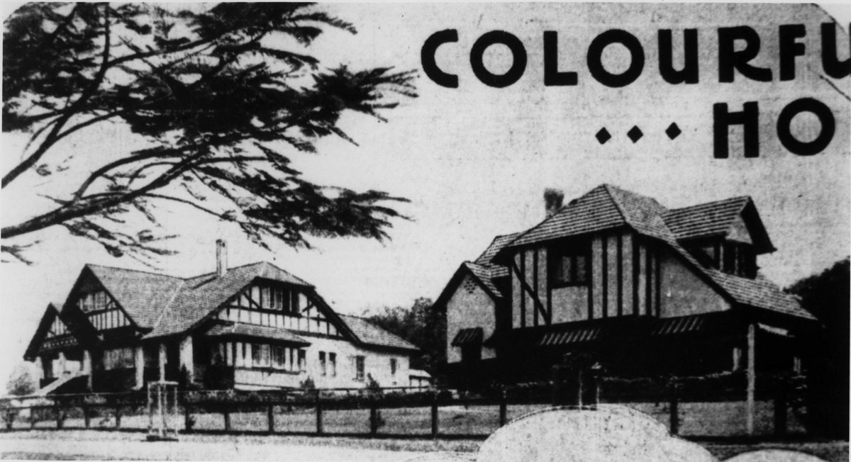 Stately homes in Craven Street, Clayfield, 1930