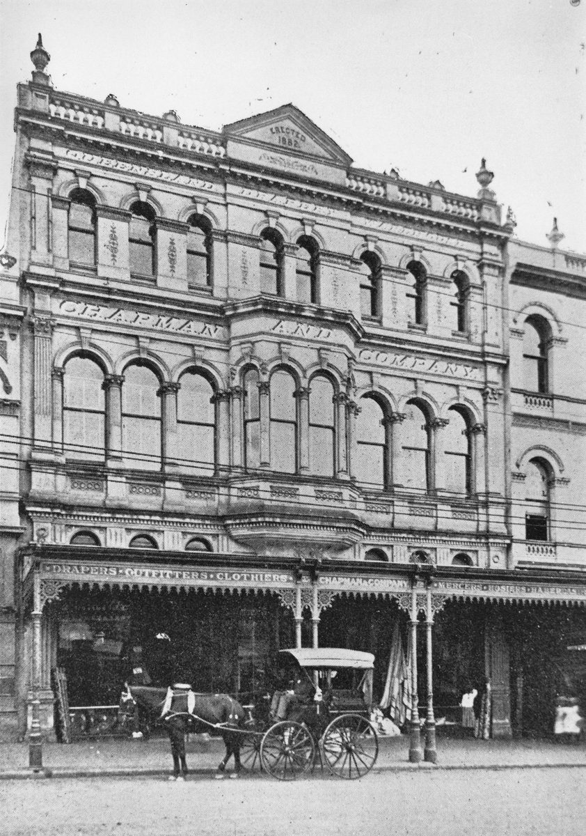 Chapman & Company drapery warehouse on Queen Street, Brisbane, 1902, Brisbane City