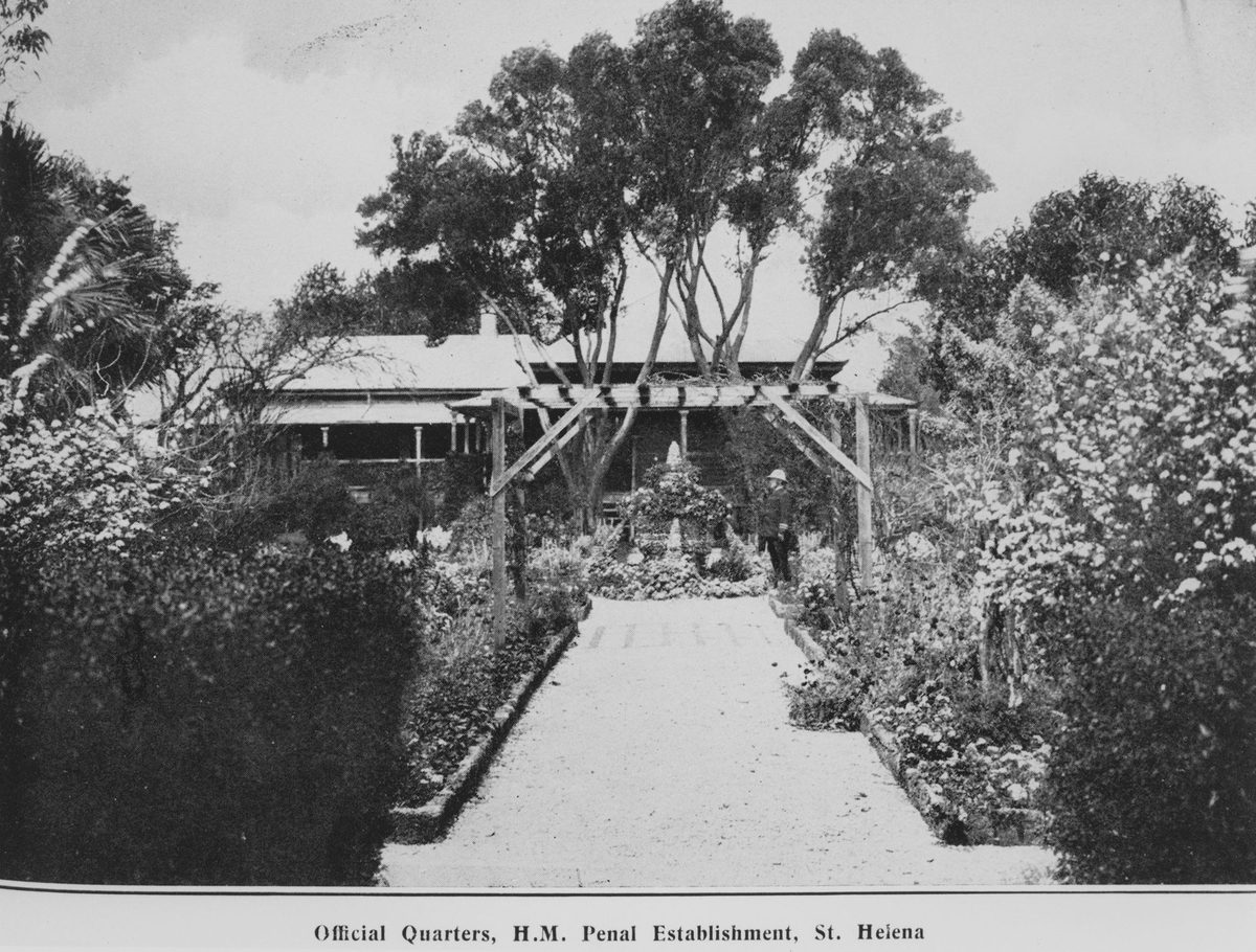 Official quarters of the St. Helena Island penal establishment, 1912, St Helena Island