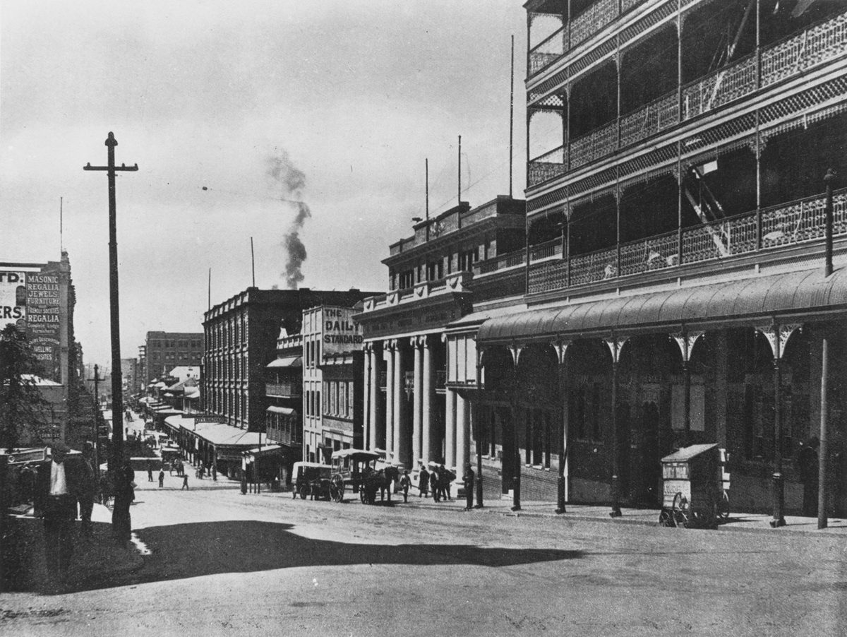 View of Edward Street from Ann Street, Brisbane, 1924, Brisbane City