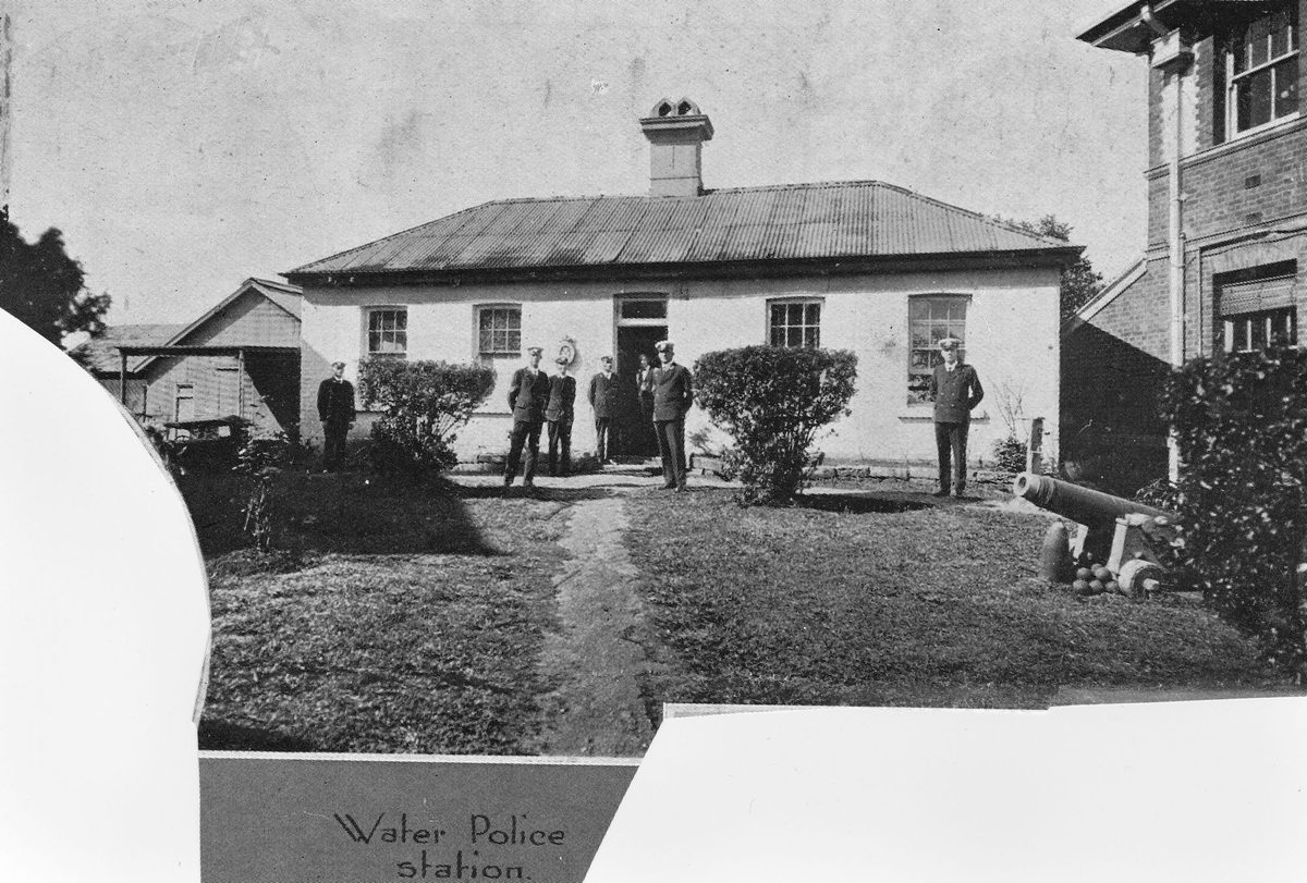 Water Police Station on Edward Street, Brisbane, 1930, Brisbane City