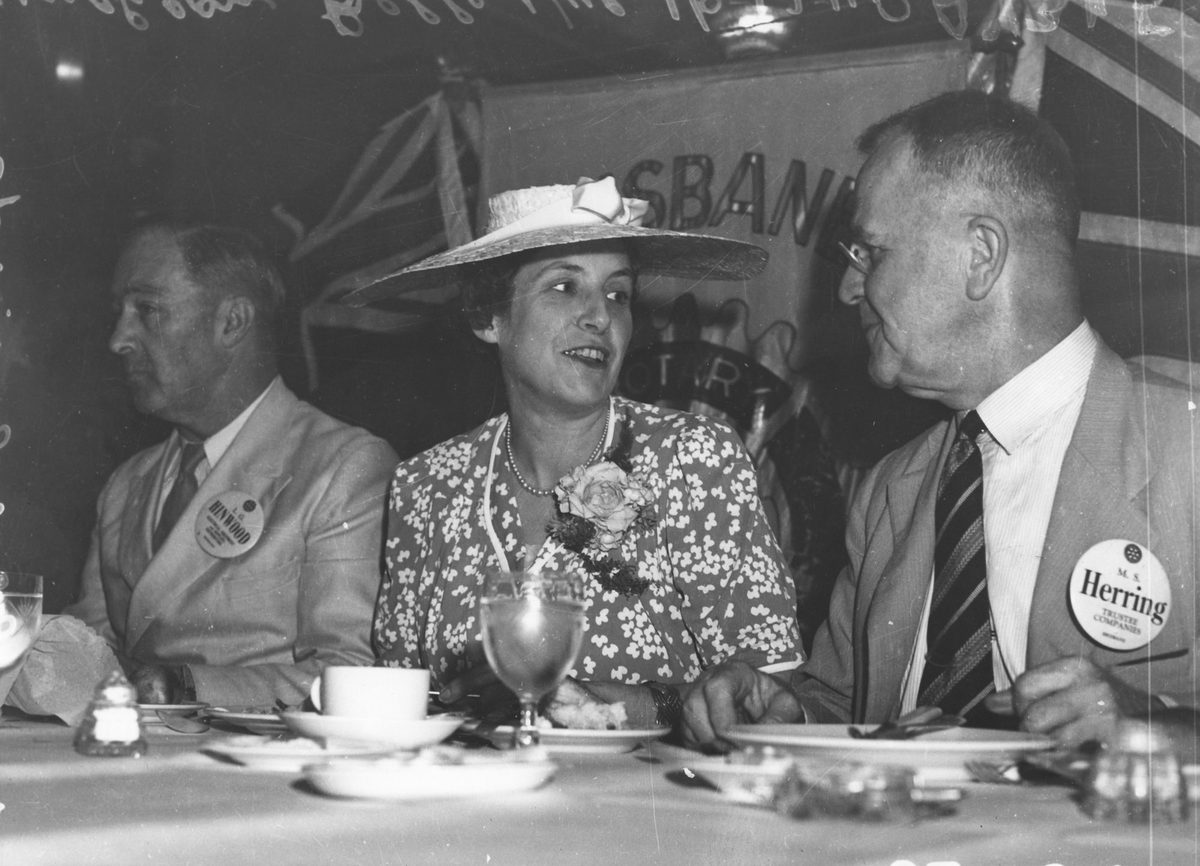 Rotary Club Ladies Day Luncheon at the Belle Vue Hotel, Brisbane, 1940