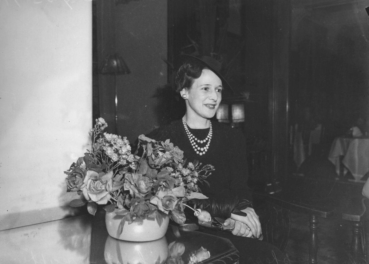 Guest at the Christophers-Marchant wedding reception, 1940, Brisbane