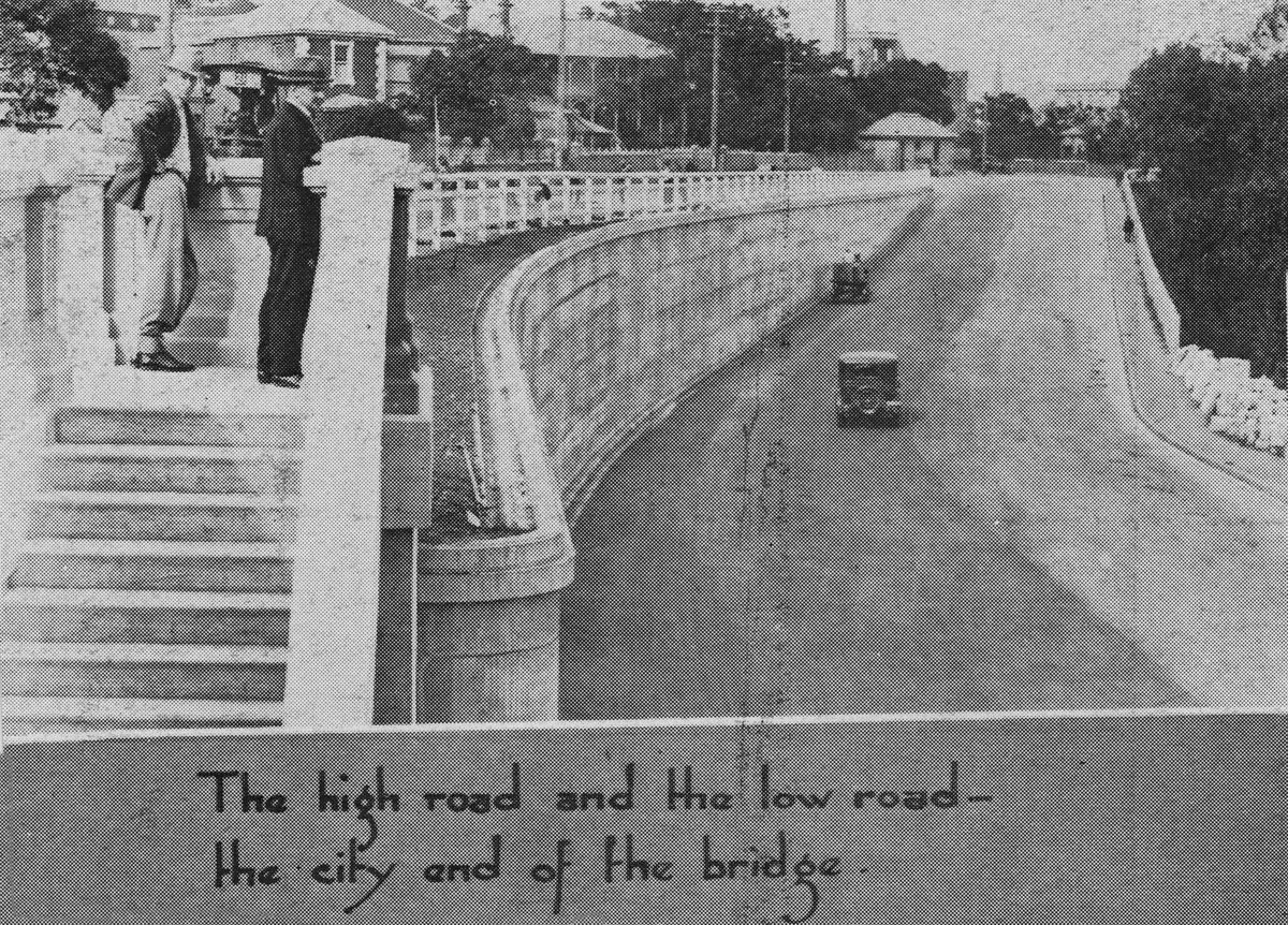 North Quay near Victoria Bridge, Brisbane, 1932, Brisbane City