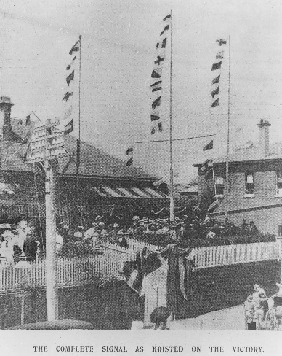 Centenary celebration of the Battle of Trafalgar, Brisbane, 1905, Brisbane City