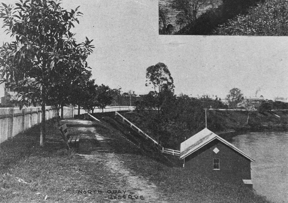 North Quay Reserve, 1908, Brisbane City