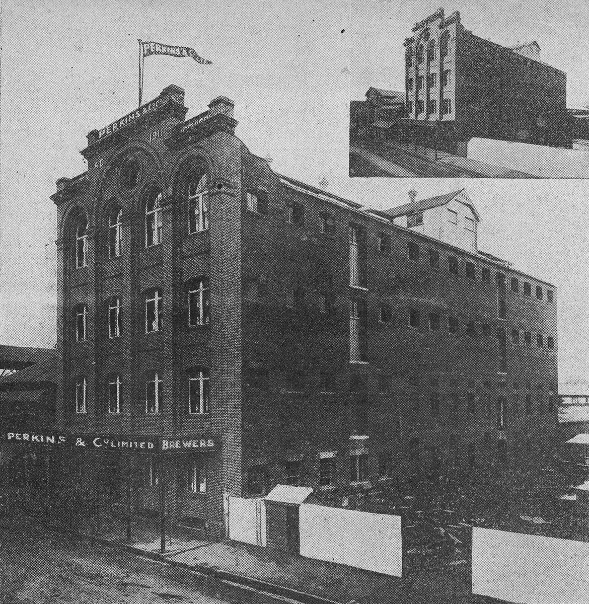 Perkins Brewery, Mary Street, Brisbane, 1913, Brisbane City