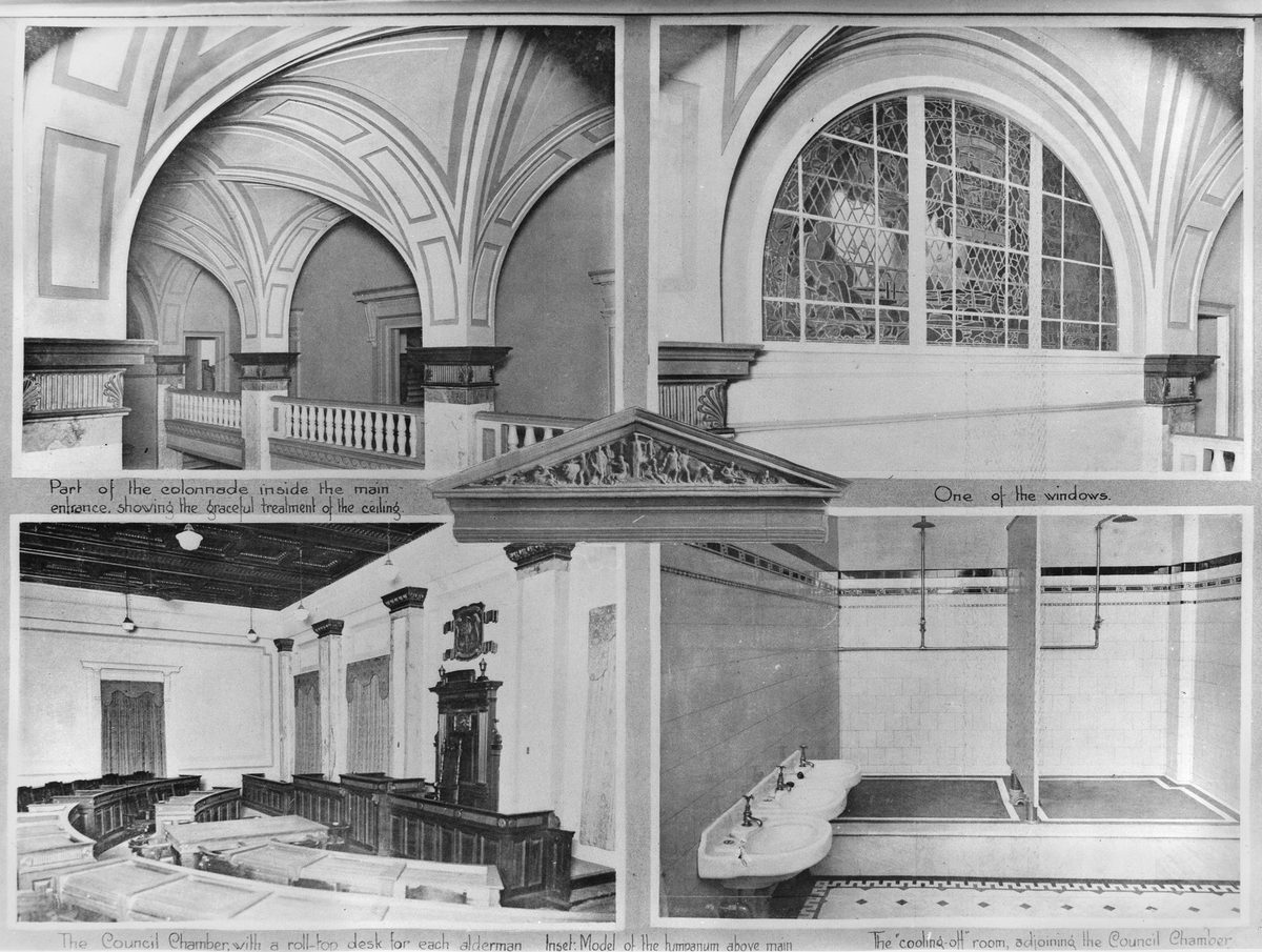Some features of the new Brisbane Town Hall, 1928, Brisbane City