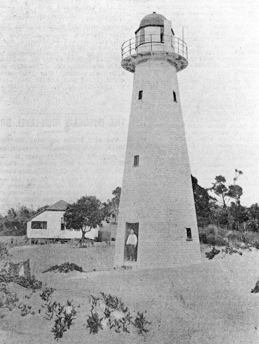 Comboyuro Point lighthouse, 1899, Moreton Island