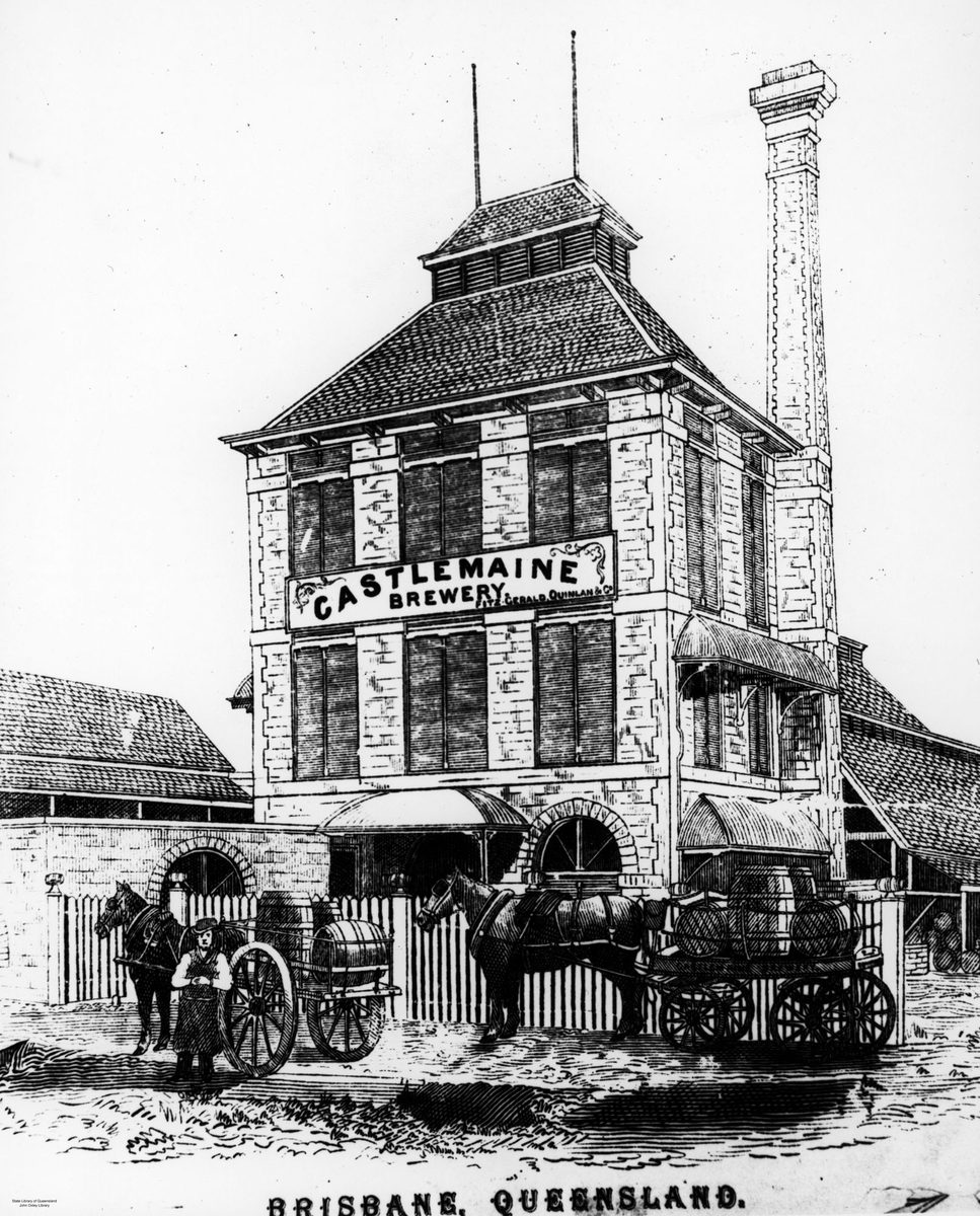 Castlemaine Brewery at Milton, Brisbane, 1879