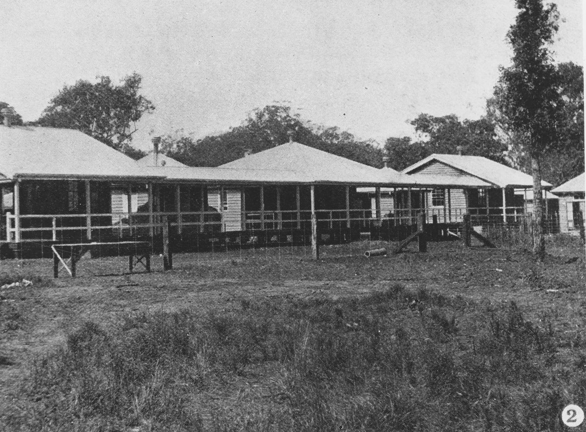 New leprosy hospital at Peel Island, Queensland, 1907