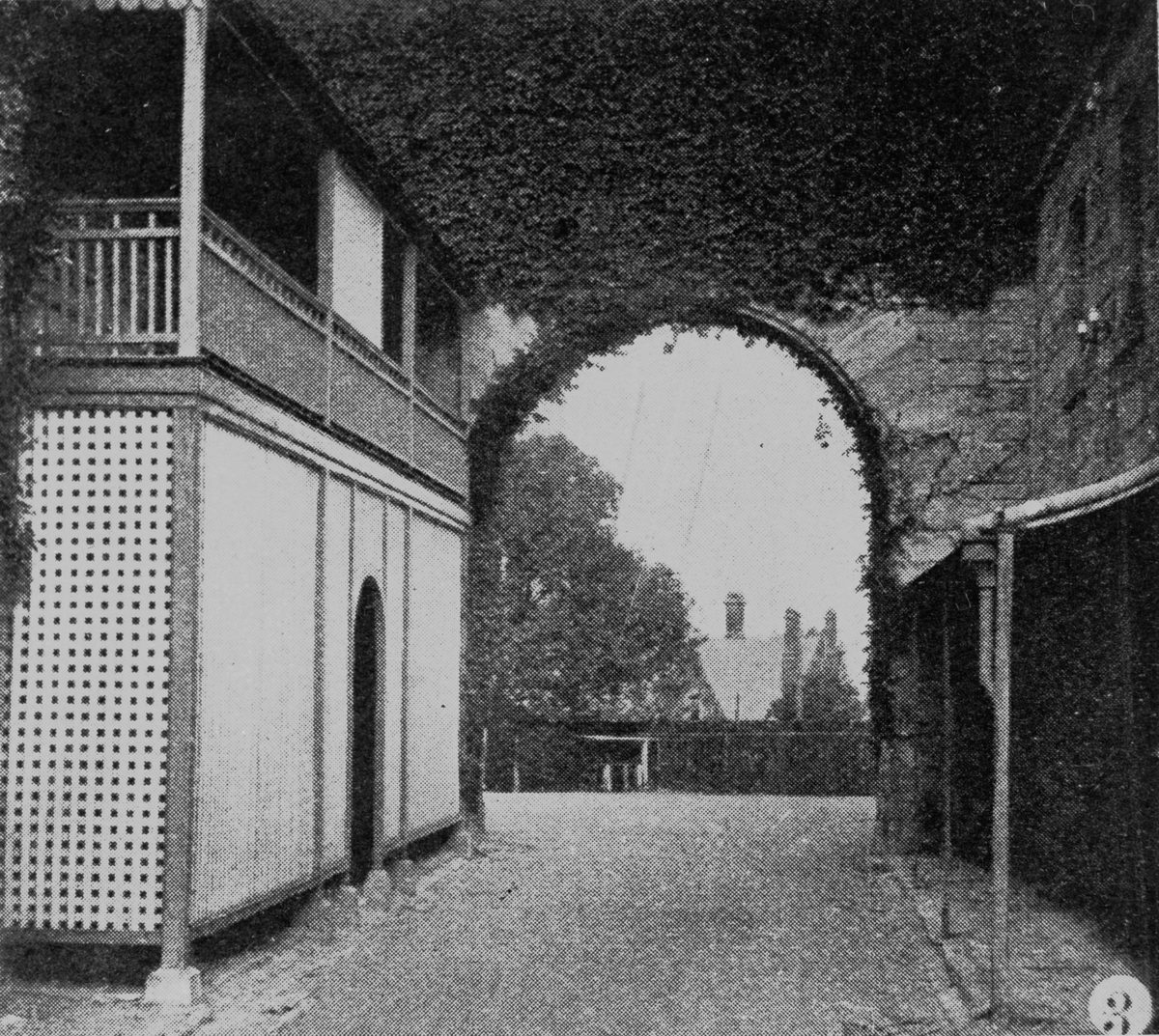 Archway, Petrie Terrace Police Depot, Brisbane, 1907, Brisbane City