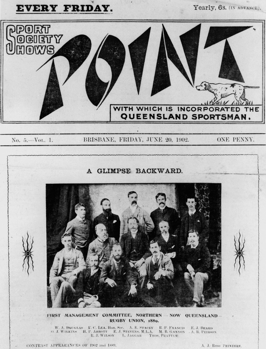 Front cover of Point magazine from 1902, Brisbane