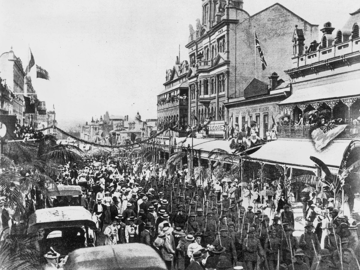 Welcome to Queensland's governor, Lord Lamington, Brisbane 1896, Brisbane City