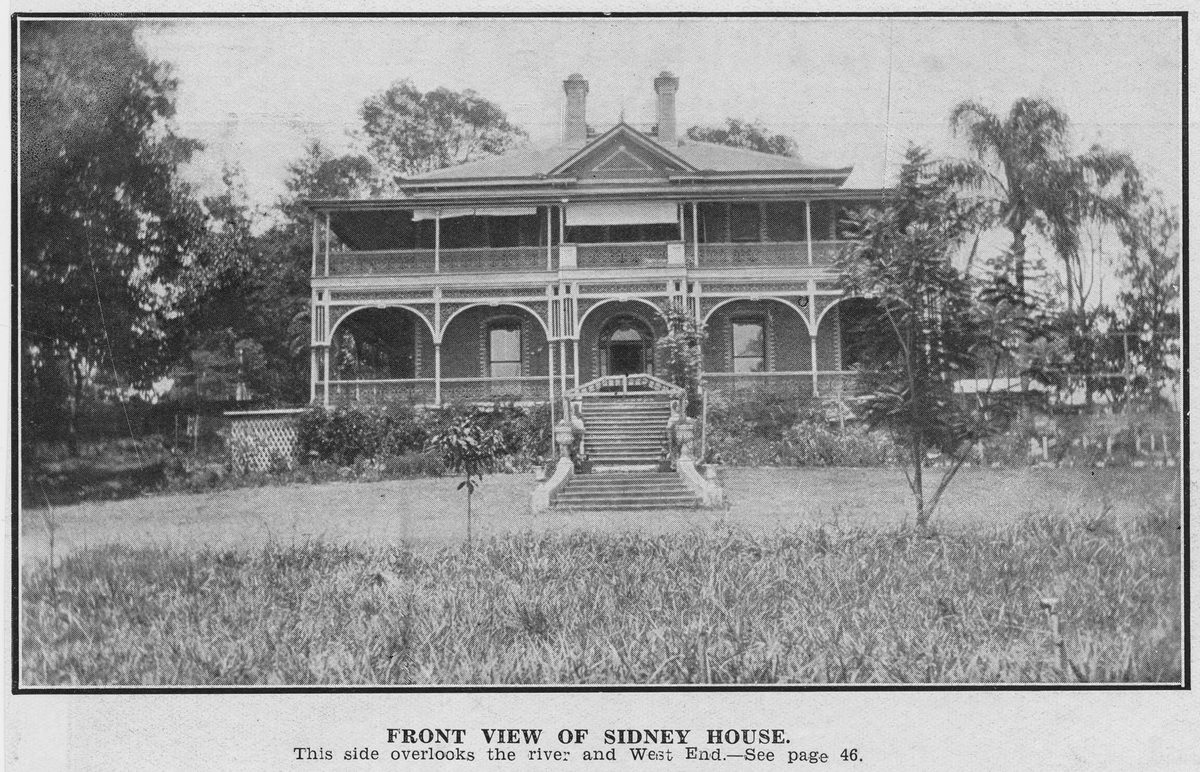 Front view of Sidney House, Toowong, Brisbane (1931)