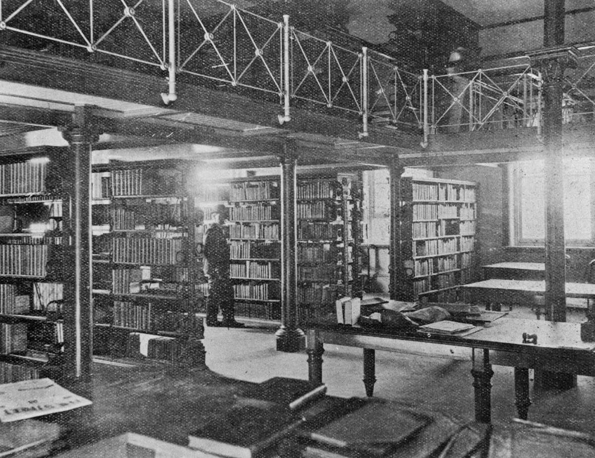 State Library of Queensland's reading room, Brisbane, 1902, Brisbane City