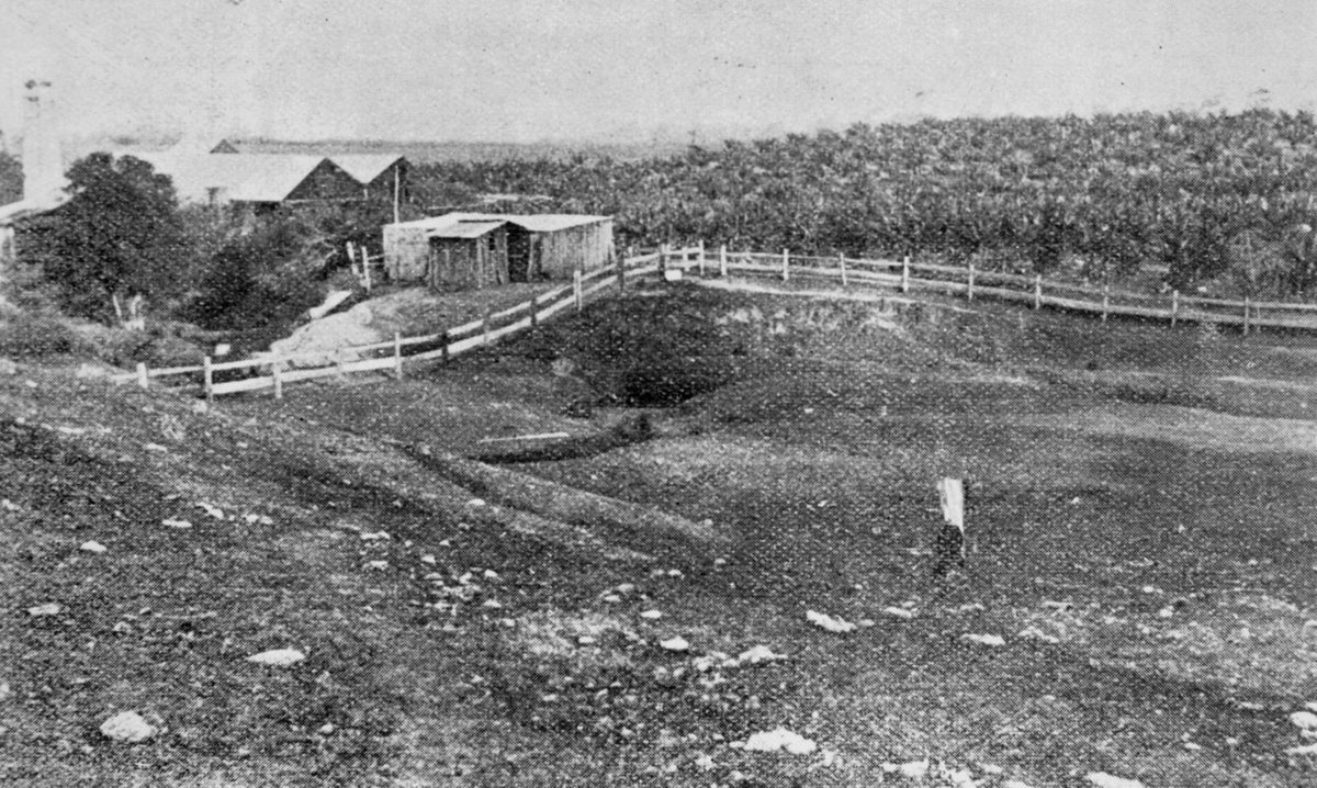 Old sugar mill at Mount Cotton now disused, 1902