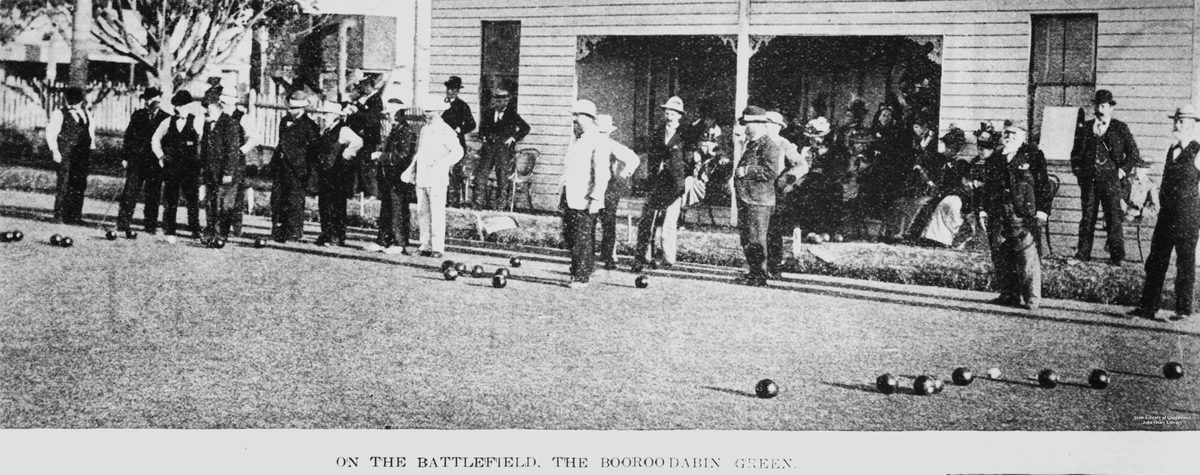 Booroodabin Bowling Club at Newstead, Brisbane, 1899