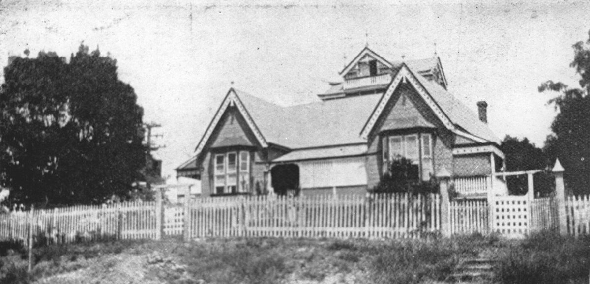 Front view of Owston, from Church Street, Toowong, 1932