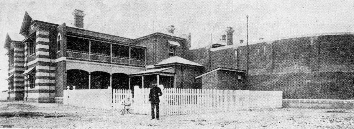 Warders' quarters at Boggo Road Gaol, Brisbane, 1903, Dutton Park