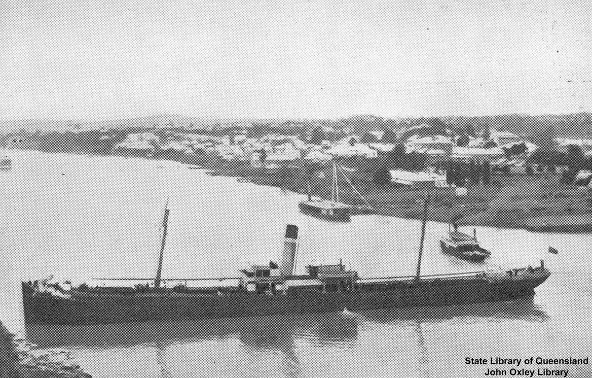 Cape Corrientes (ship), Brisbane River (1906)