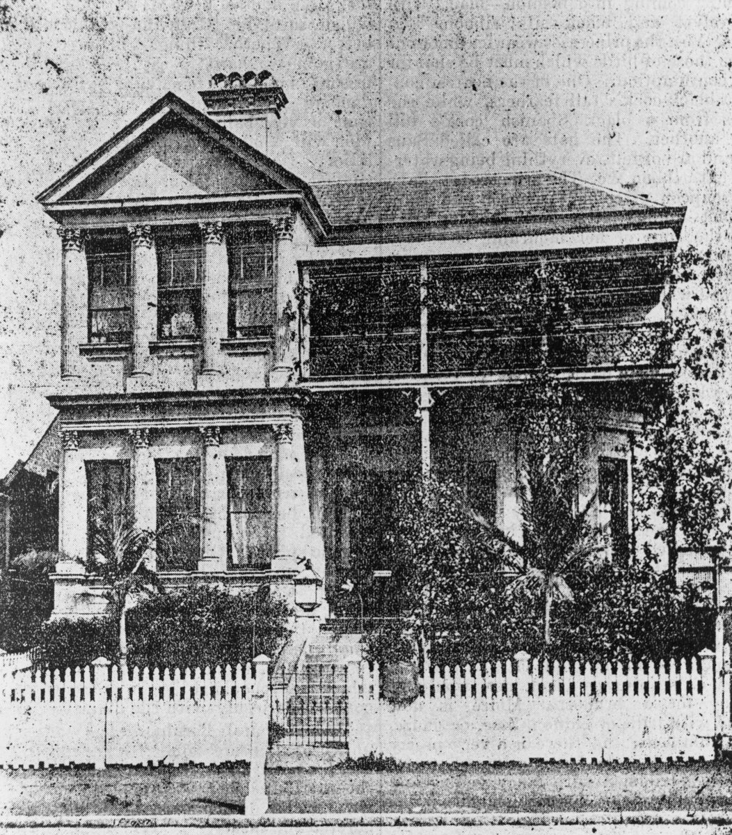 Dr. Frank Huet's dental surgery in Brisbane, 1894, Brisbane City