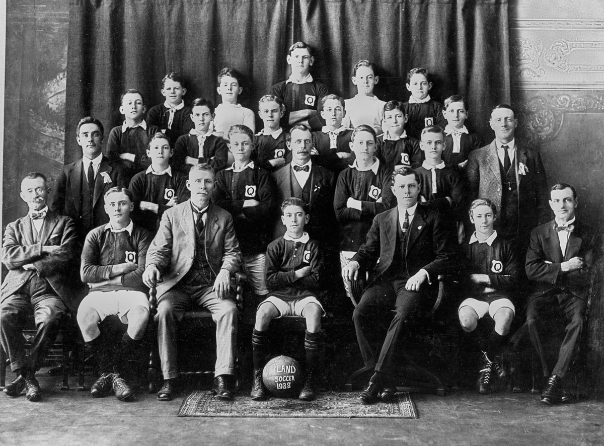 Queensland Schoolboys Soccer Team, 1922, Brisbane