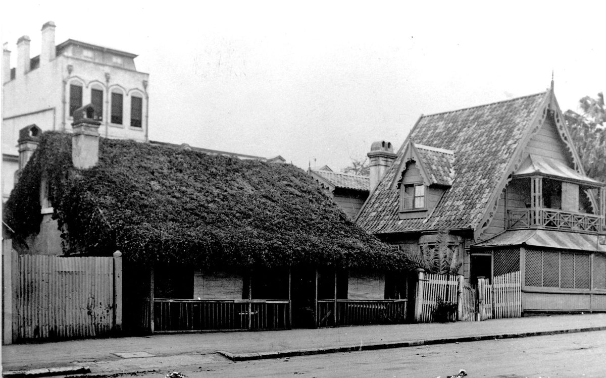 Houses in Adelaide Street, Brisbane, 1912, Brisbane City