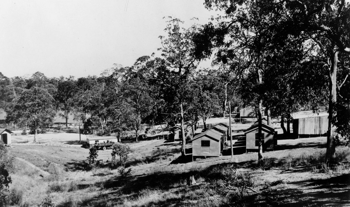 Australian Women's Army Service Camp at Indooroopilly, Brisbane, 1945