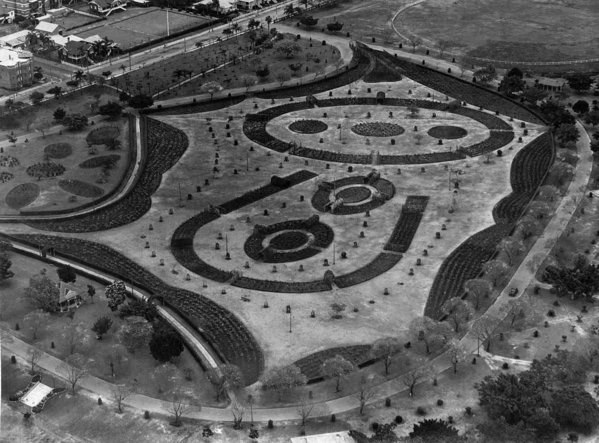 New Farm Park, Brisbane, Queensland, 1937