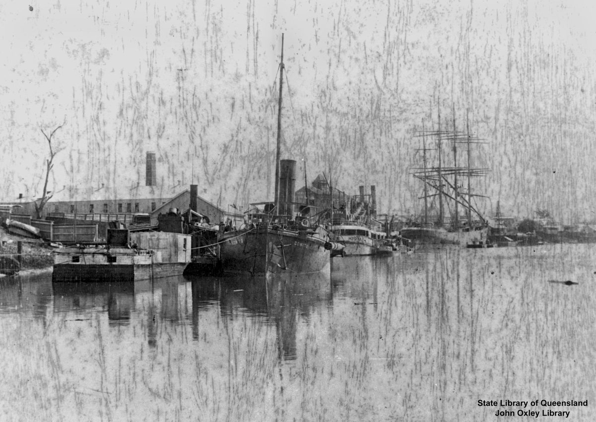Bonito (ship), South Brisbane (1890)
