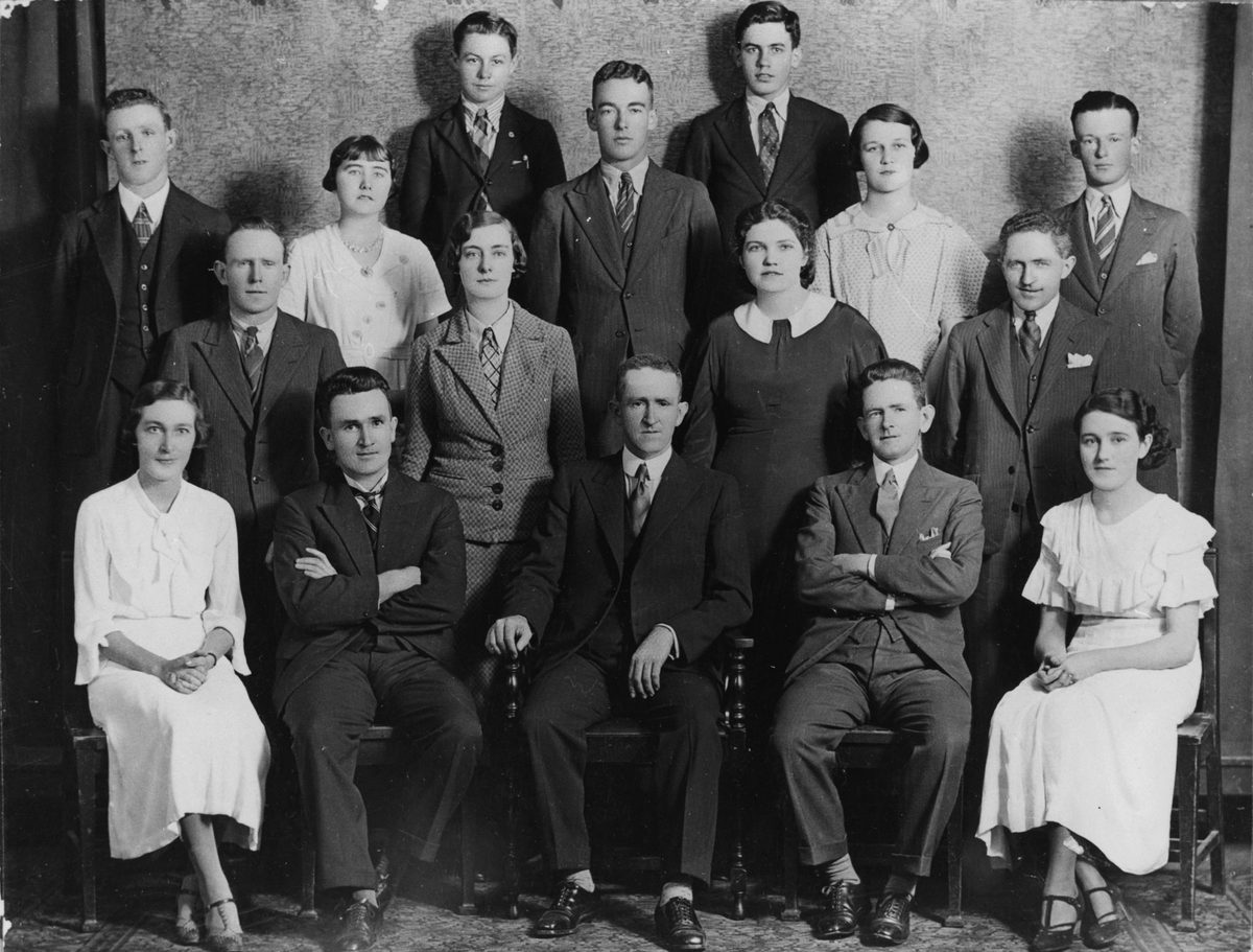 Staff of William O'Hare, Brisbane firm of Chartered Accountants, 1934