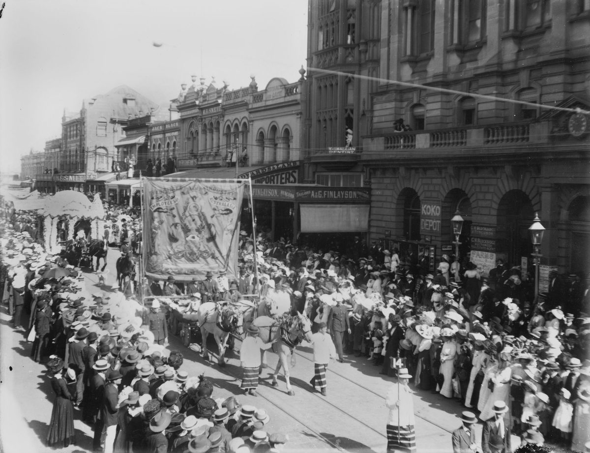 Eight Hour Day parade in Brisbane, 1912