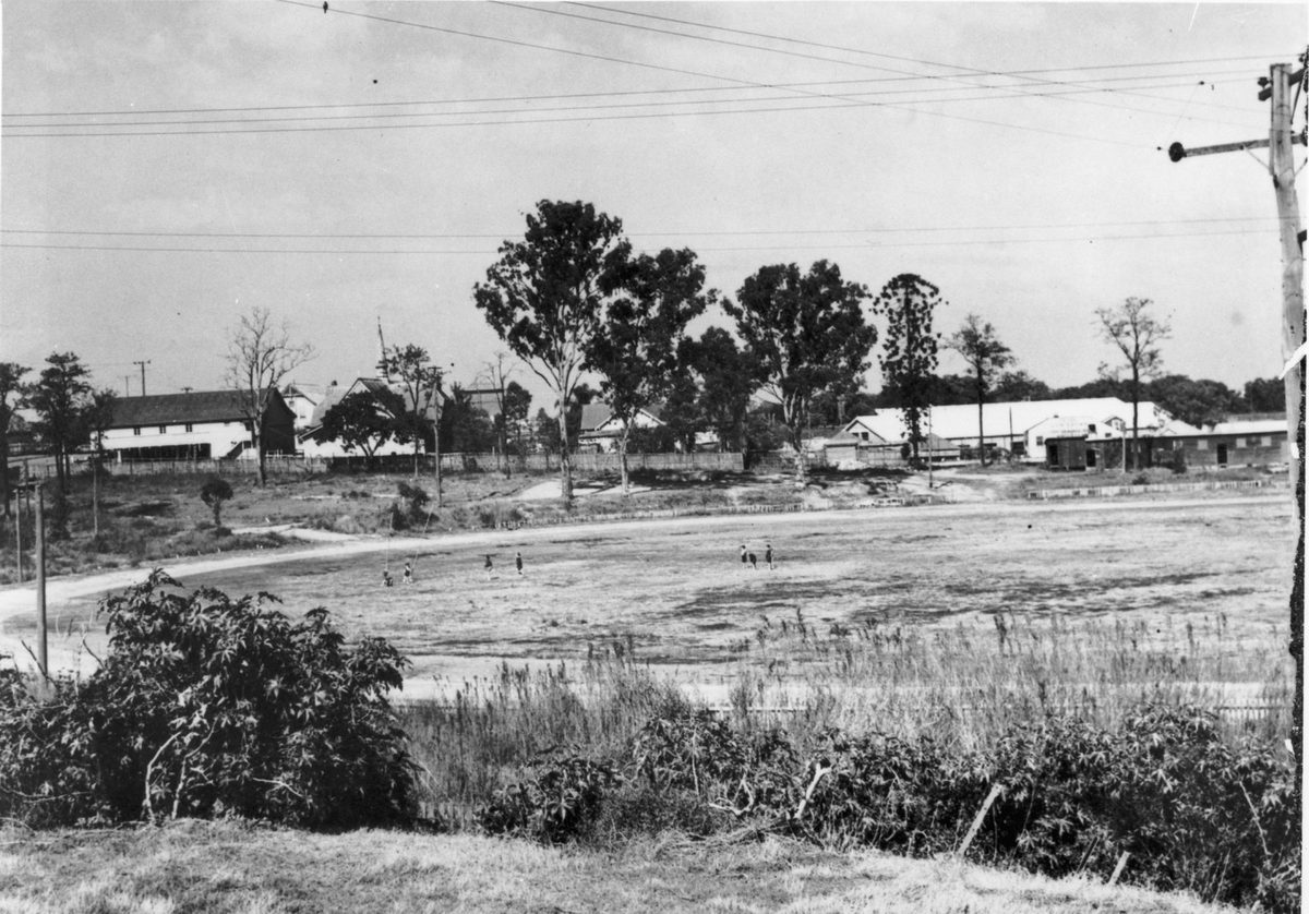 Lang Park sportsgrounds, Brisbane, Queensland, 1949, Milton