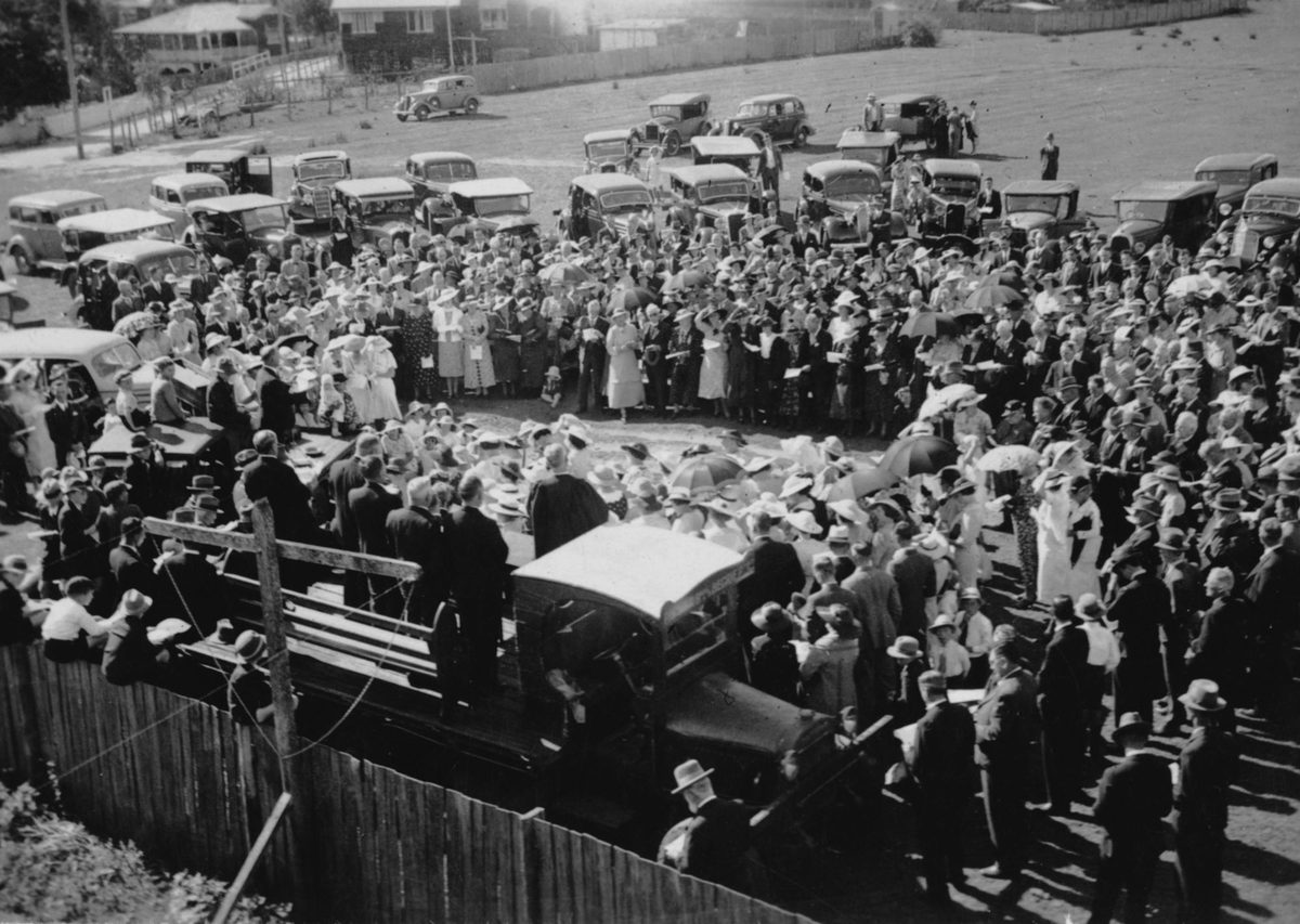 Zion's Hill Centenary Celebrations in Nundah, Brisbane, 1947