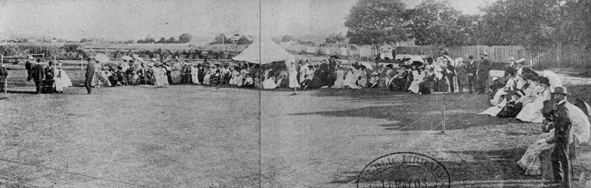 Members and friends on the Chelmer Links, 1903