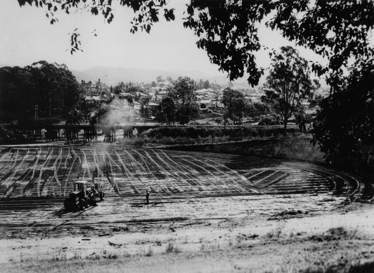 Moorland Park in Auchenflower, Brisbane, in 1948