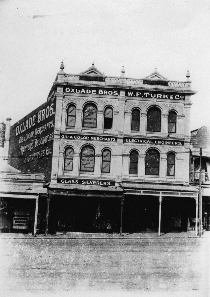 Oxlade Brothers at Petrie Bight, Brisbane, Queensland, 1913