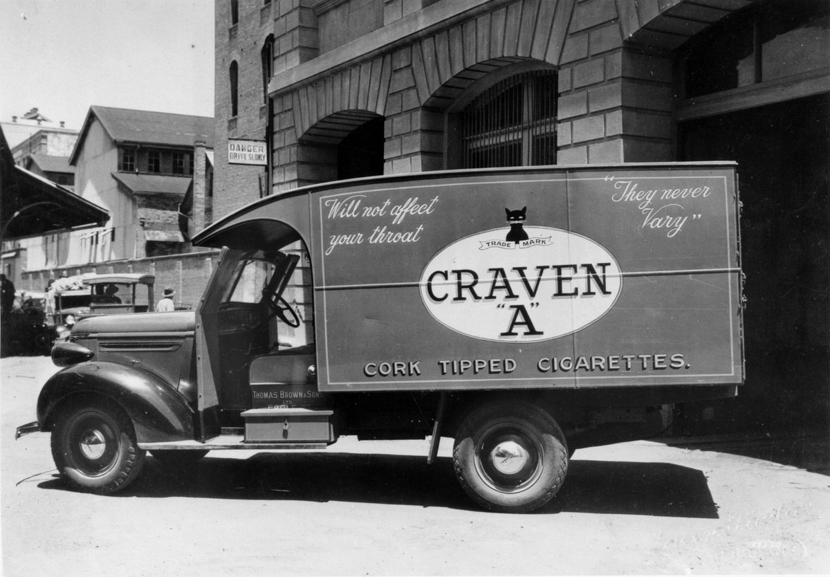 Chevrolet delivery van, 1939, Brisbane