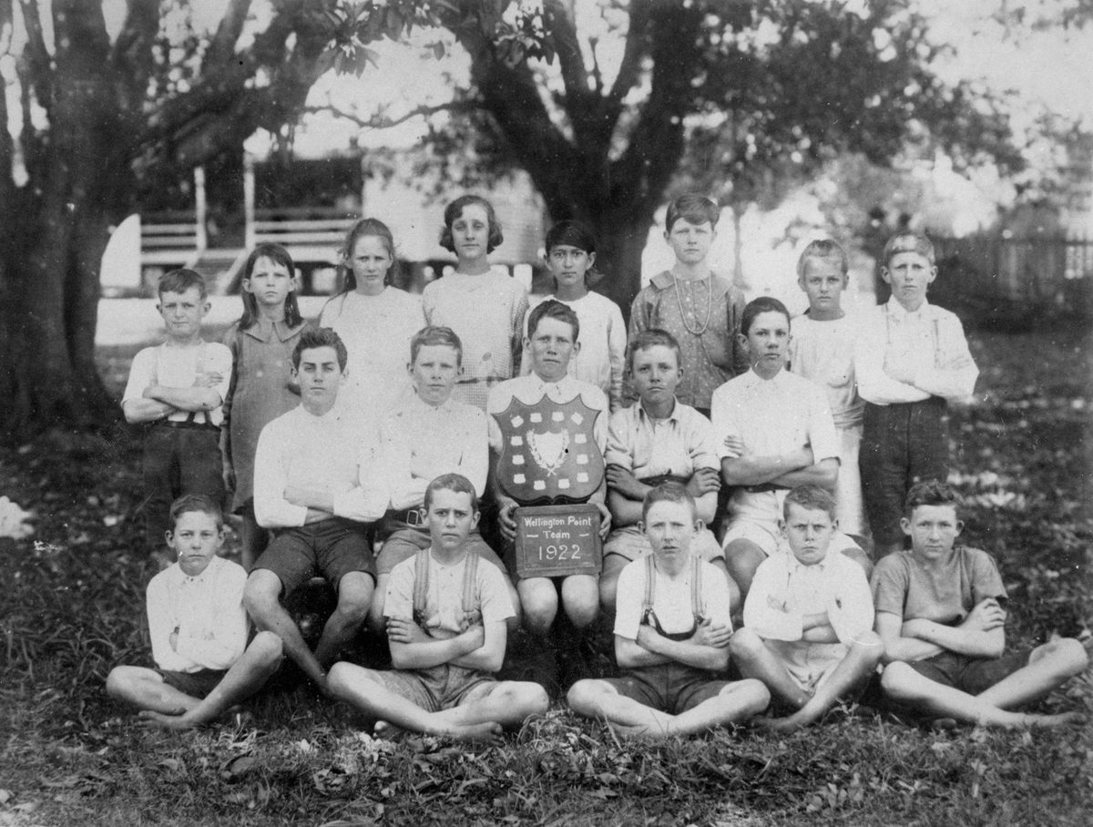 Students from the Wellington Point State School, 1922