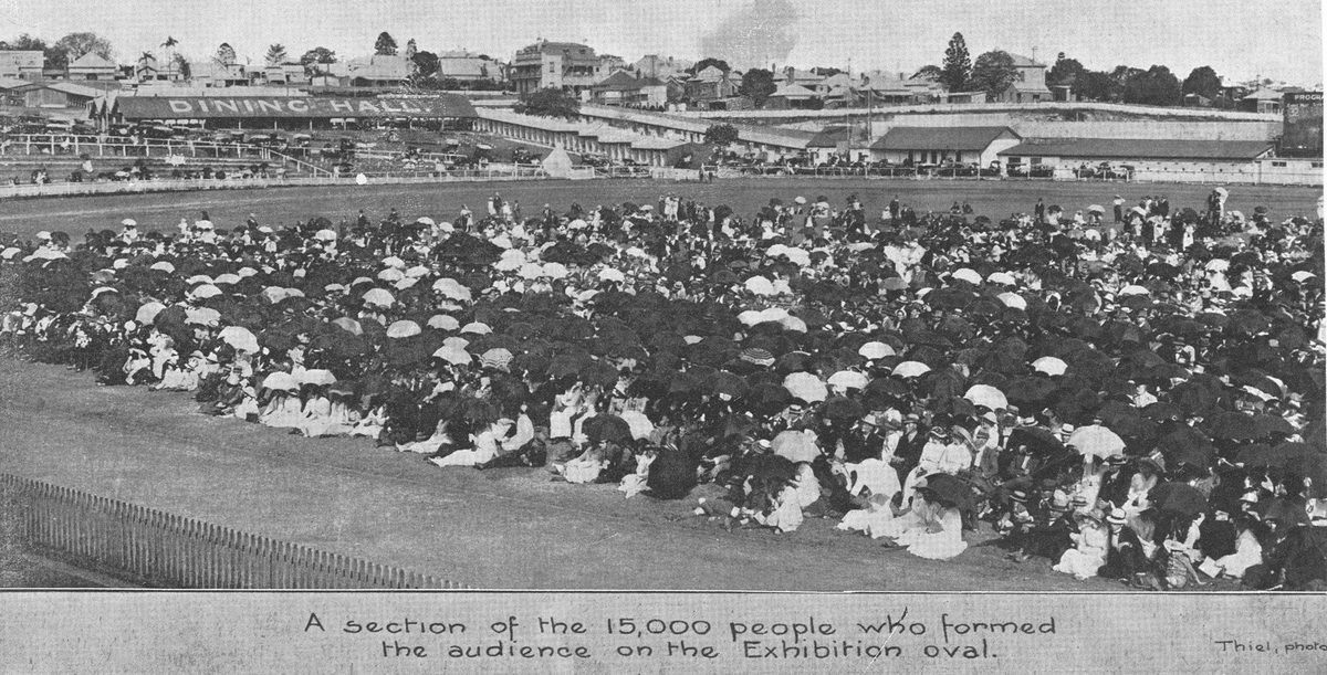 Brisbane Exhibition Oval, 1918, Bowen Hills