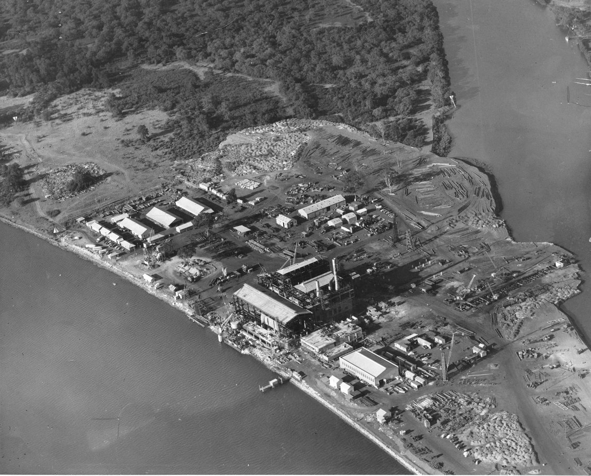 Gibson Island Power Station, 1953, Brisbane