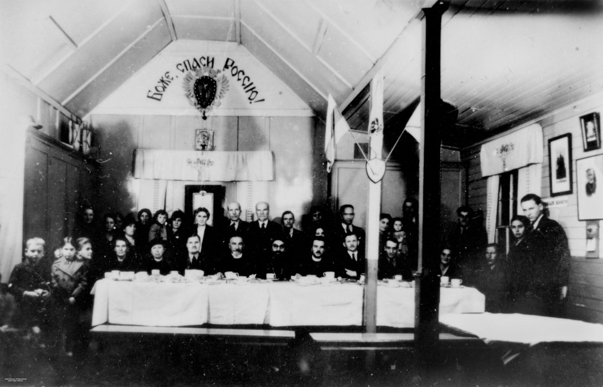 Luncheon at St. Nicholas Russian Church, Brisbane, 1936, Woolloongabba