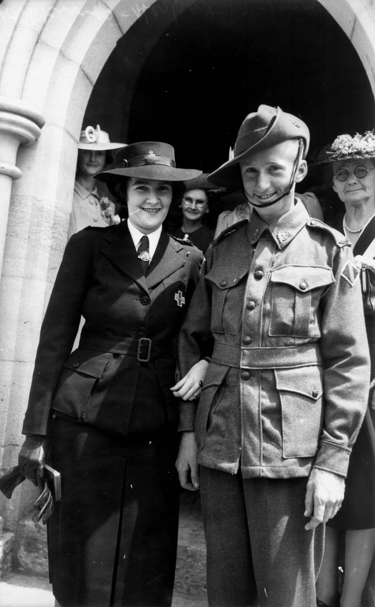 Military wedding, Brisbane, 1942