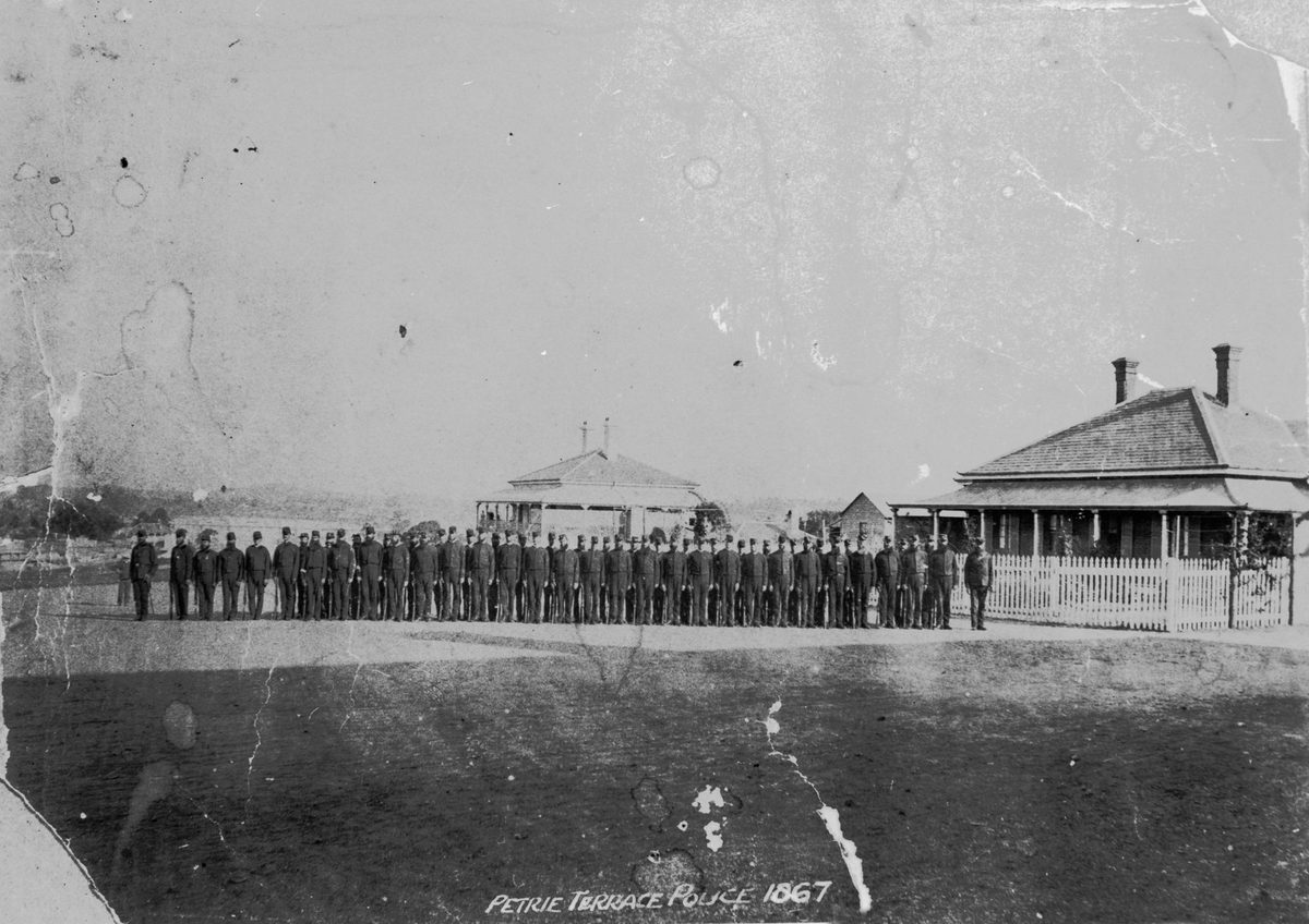 Petrie Terrace Police Barracks, Brisbane, 1867, Brisbane City