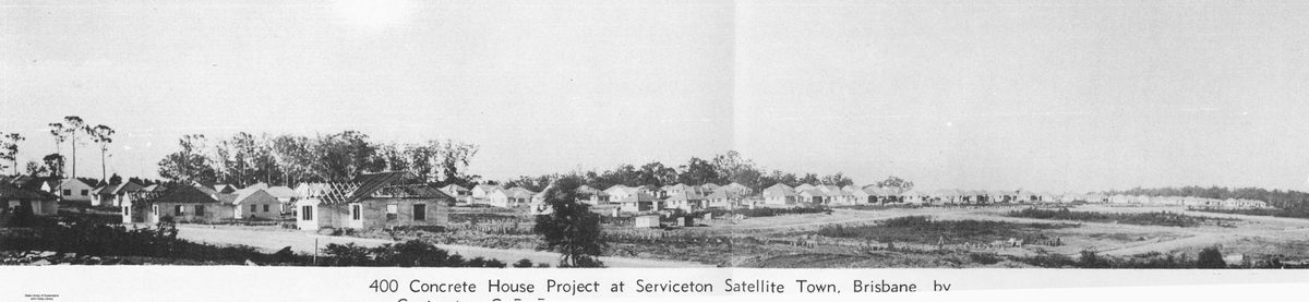 Housing project at Serviceton, Brisbane, 1952, Inala