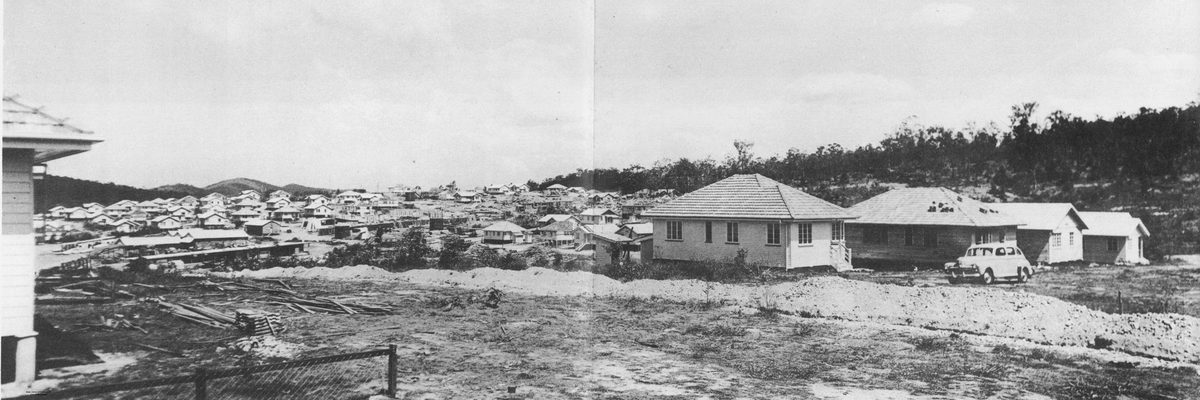 Housing Commission housing project at Carina, Brisbane, 1952