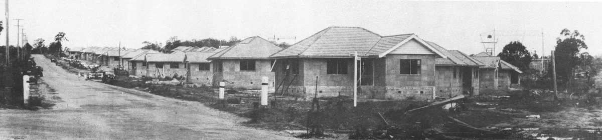 Queensland Housing Commission homes at Coopers Plains, Queensland, 1952