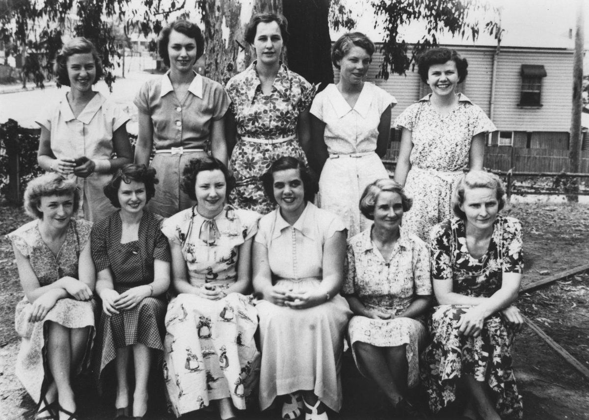 Staff at the Paddington Kindergarten, Brisbane, 1951