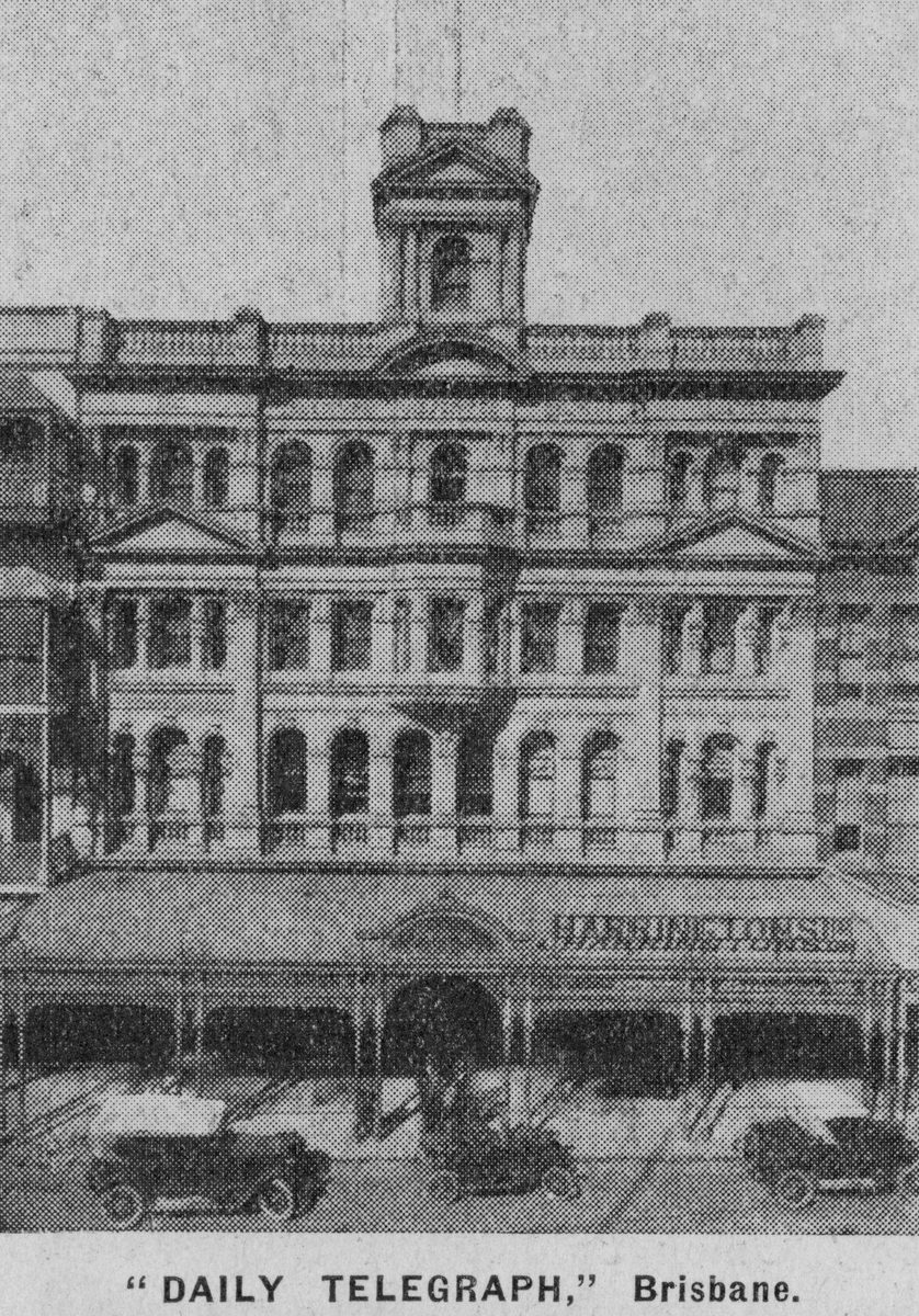 Daily Telegraph office, Brisbane, 1925